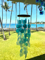 Capiz Muschel Windspiel Ocean Nautisches Dekor Wasserfall Farbe