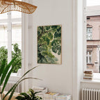 Botanischer Baumkronen Kunstdruck Wandbild Natur Wald Poster