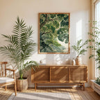 Botanischer Baumkronen Kunstdruck Wandbild Natur Wald Poster