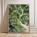 Botanischer Baumkronen Kunstdruck Wandbild Natur Wald Poster