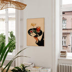 Cocktaildruck auf Vinyl-Schallplatte, Retro-Martini-Lounge-Dekoration, Wandkunst