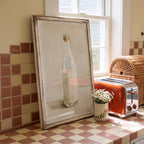 Milchbild Frühstück Stillleben Gemälde, Impasto Stil Wandkunst, Bauernhaus Küche Dekor, Galerie Kunstdruck, Milch Liebhaber Geschenk