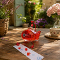 Windspiele aus Glas, Goldfisch-Windspiele, hängende Gartendekorationen, Balkondekorationen