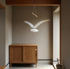 Holz Vogel-Windspiel, handgefertigte Vogelornament Dekoration für Innen und Außen