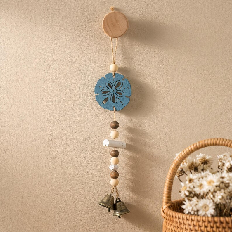 Coastal Wind Chime Hanging Bell Nautical Wall Decor for Beach House Seaside